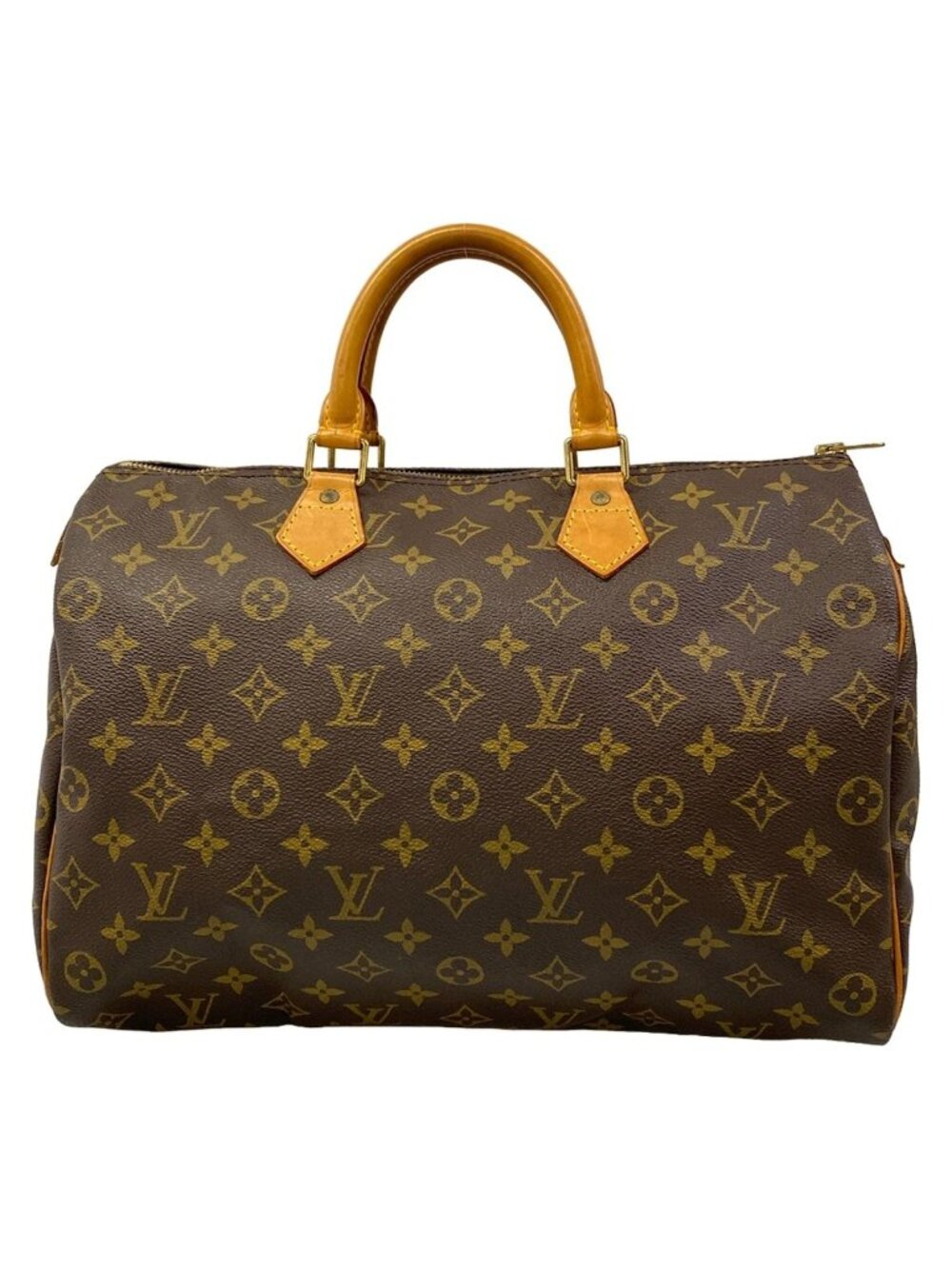 Louis Vuitton Handle Monogram Speedy 35 Handbag